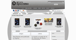 Desktop Screenshot of edicionesepicismo.com